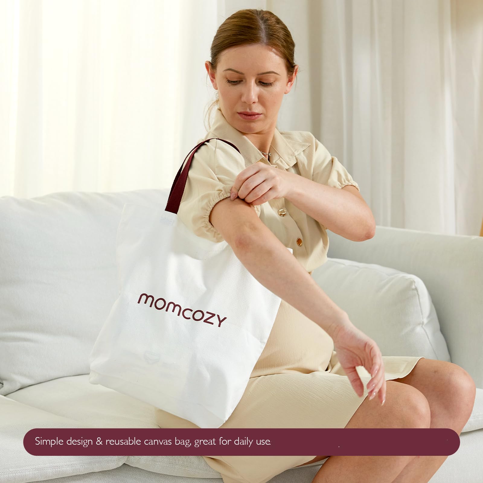 Momcozy Postpartum Recovery Essentials Kit, 19 PCS Labor Delivery Mom Care Set, Self-Absorbent